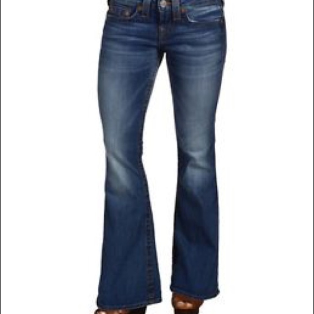 Petite flare jeans